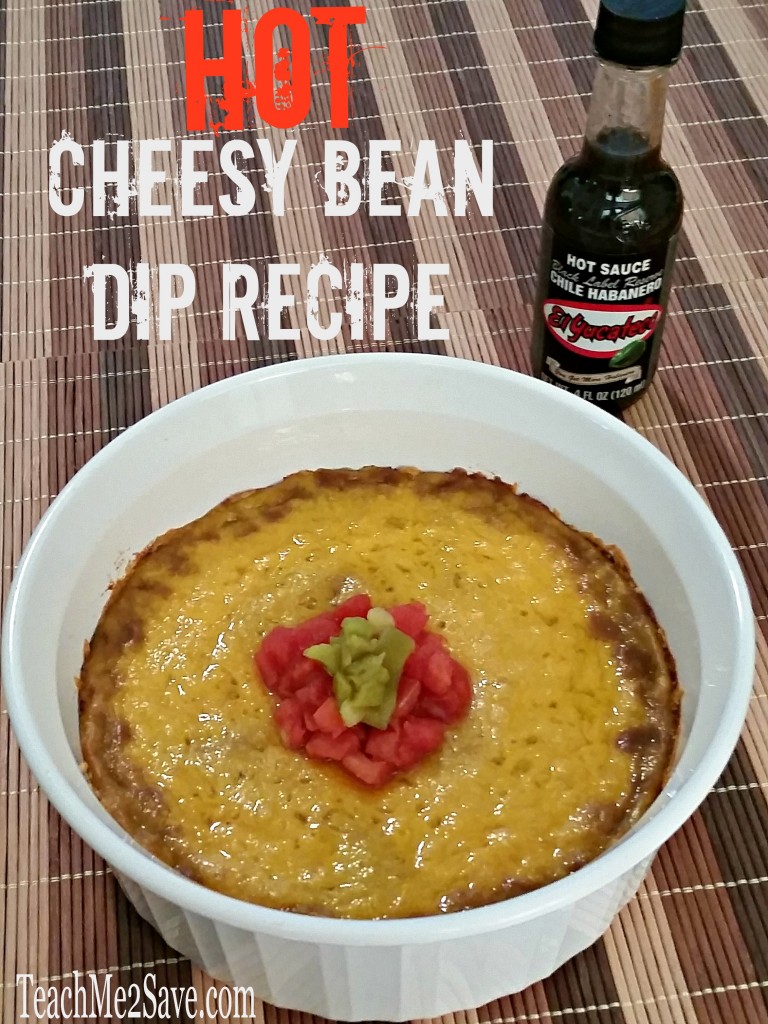 HOT Cheesy Bean Dip Recipe - Funtastic Life