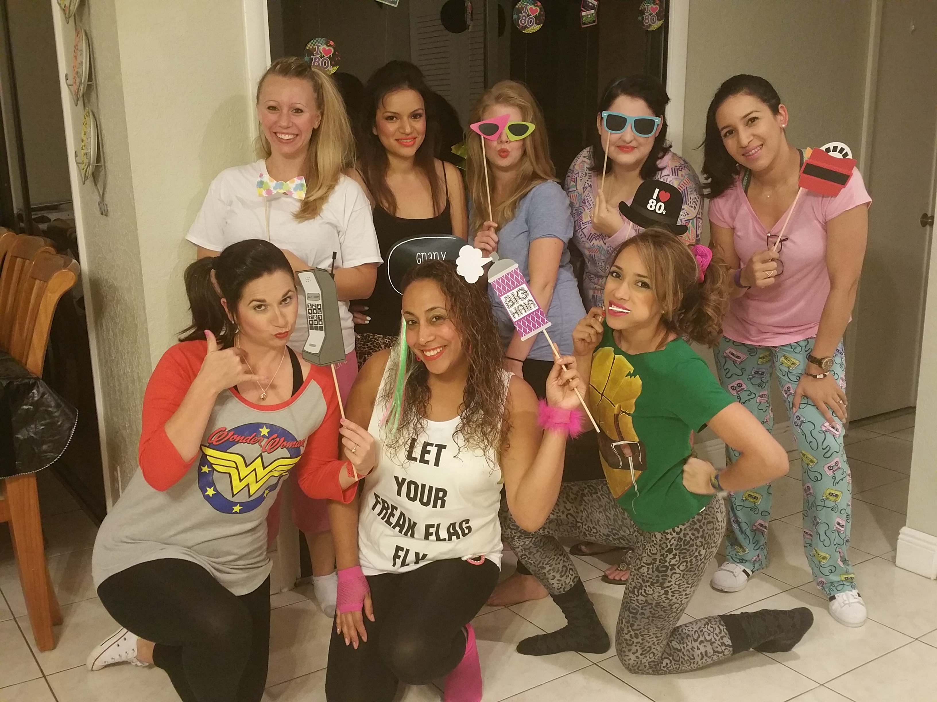Sisters Inspired 80s Pajama Party Funtastic Life