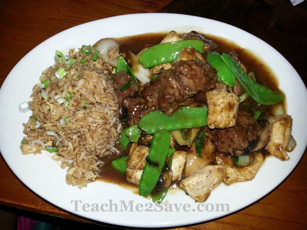 Mai-Kai Restaurant and Polynesian Show Teriyaki platter