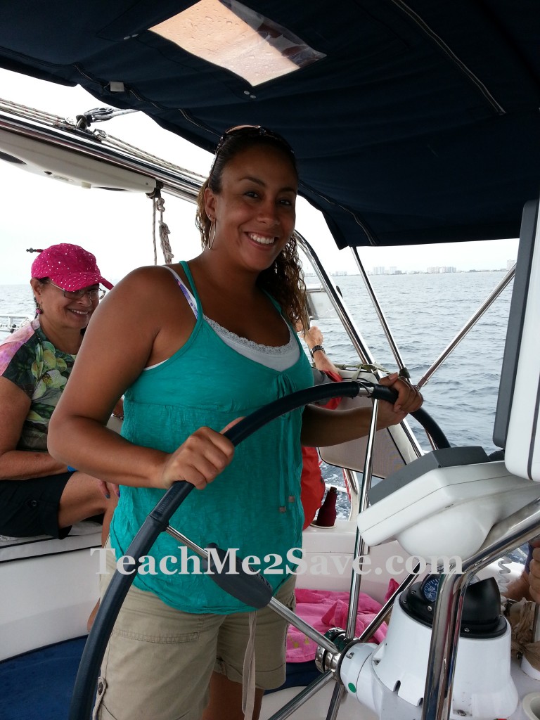 Driving the charade sailboat