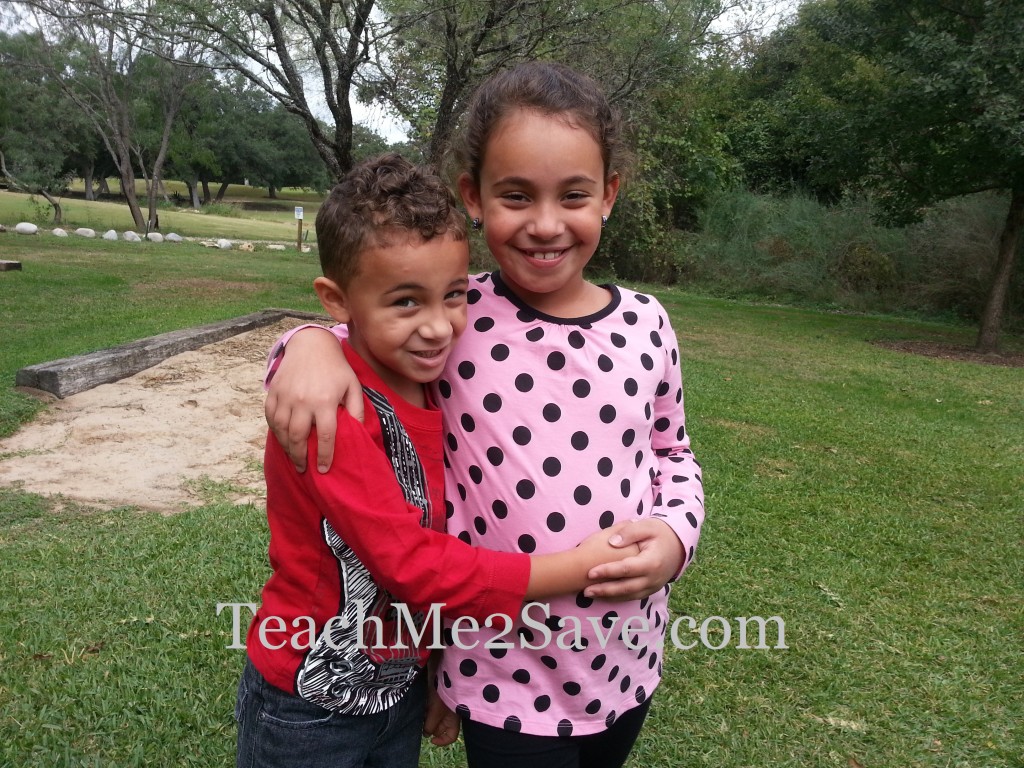 kids smiling