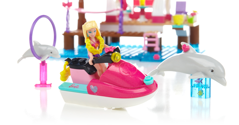 Barbie Build 'n Play Tropical Resort Dolphins