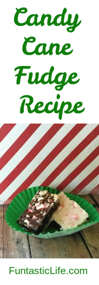 Candy Cane Fudge Pinterest Image