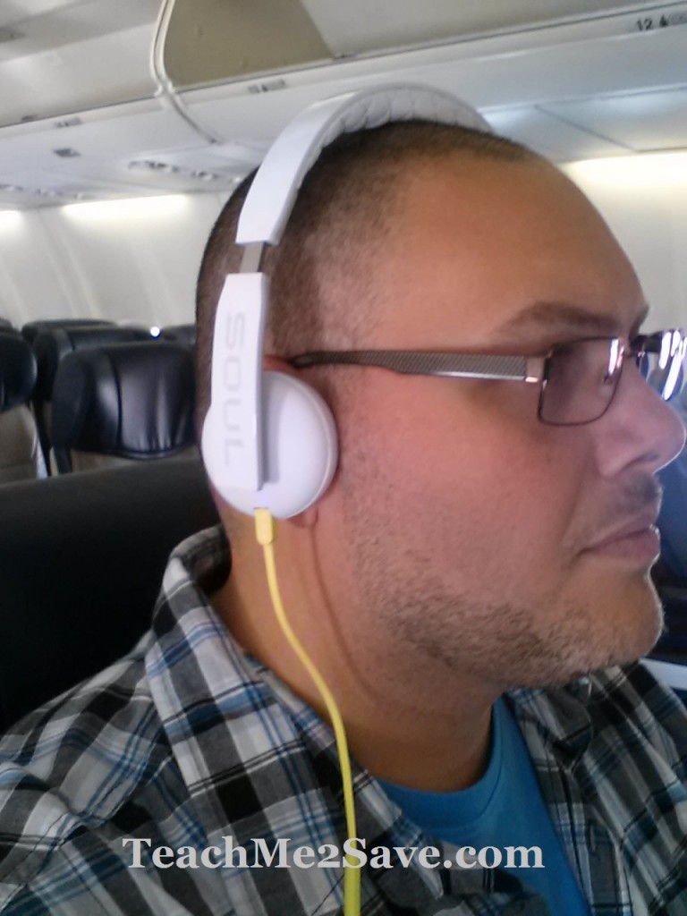 Loop Headphones on the plane