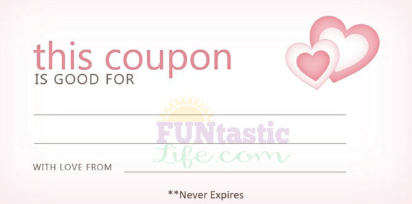 FREE Valentine's Day Coupon Book Printables - Funtastic Life