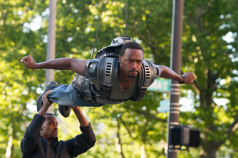 Anthony Mackie Flying