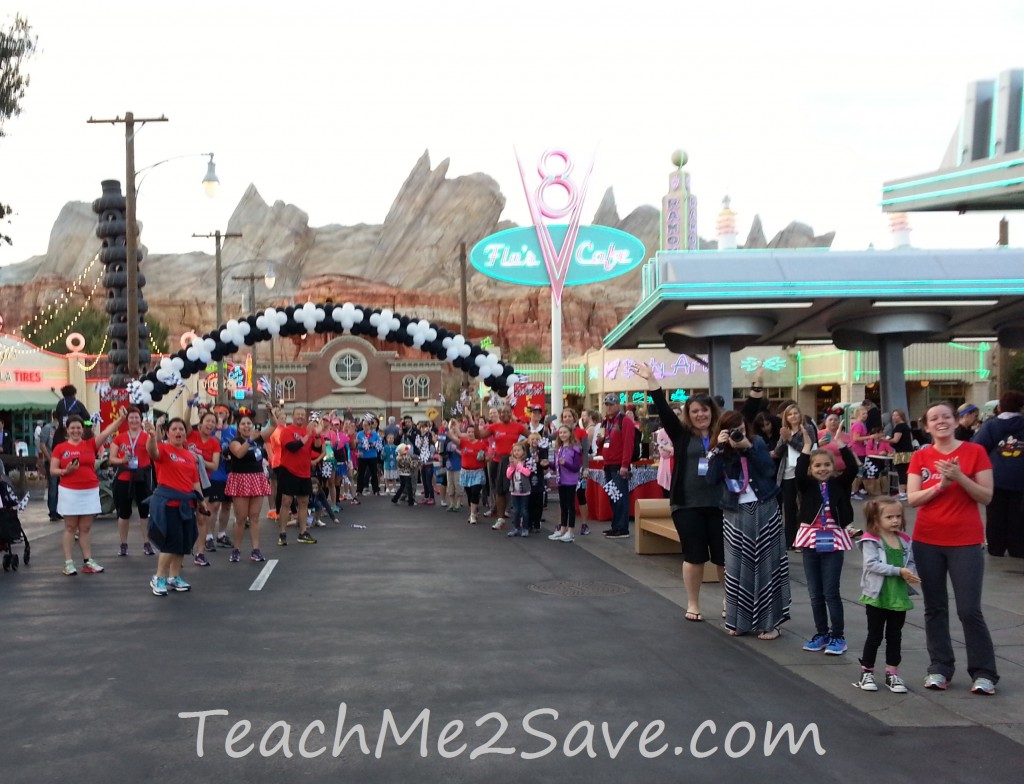 Disney Fun Run Finish Line