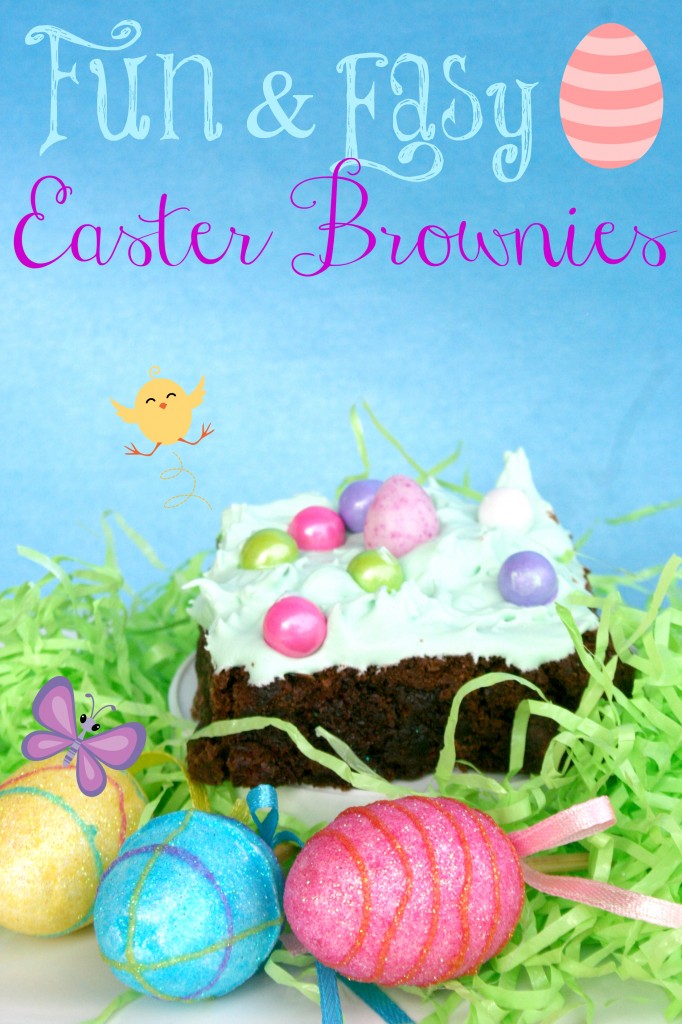 Fun and Easy Easter Brownies