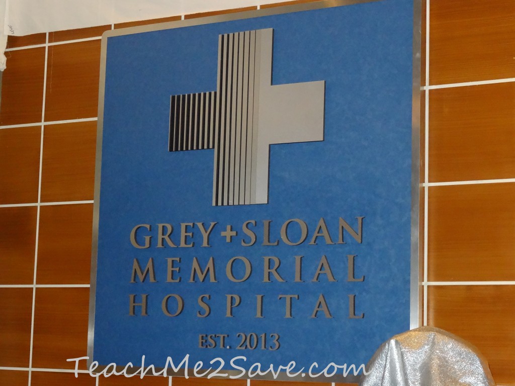 Grey Sloane Memorial Hospital Plaque