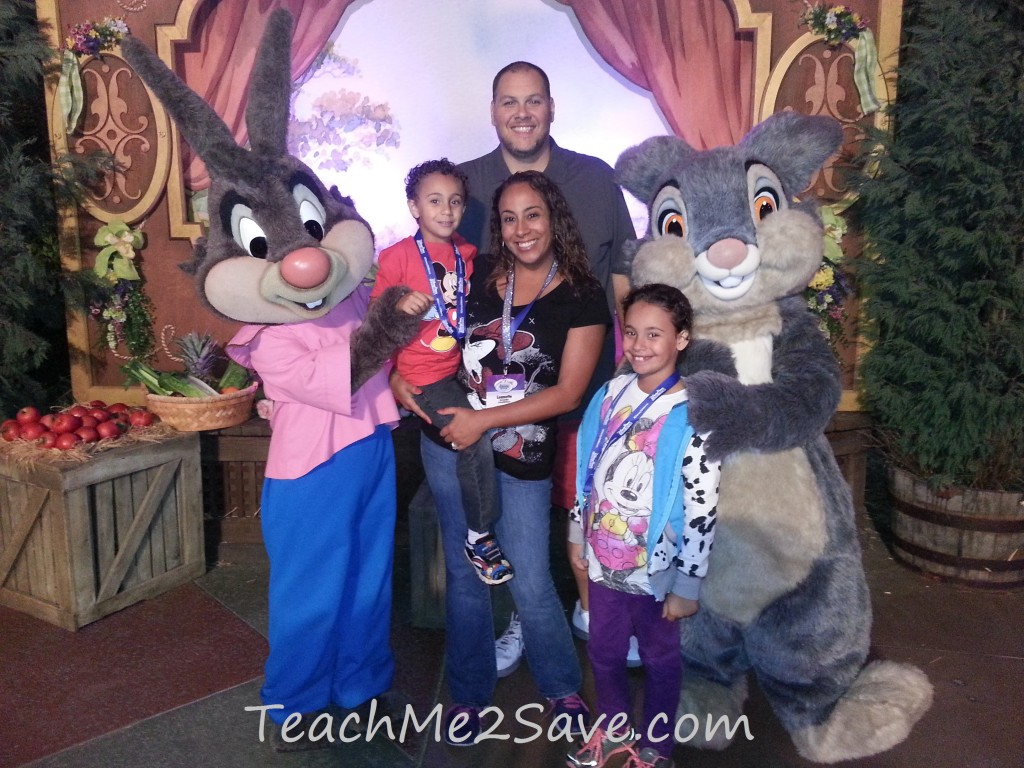 Rabbits and my Family at Big Thunder Ranch