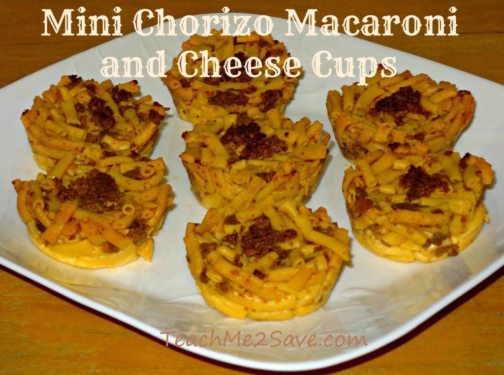 Mini Chorizo Macaroni and Cheese Cups 3 - TM2S