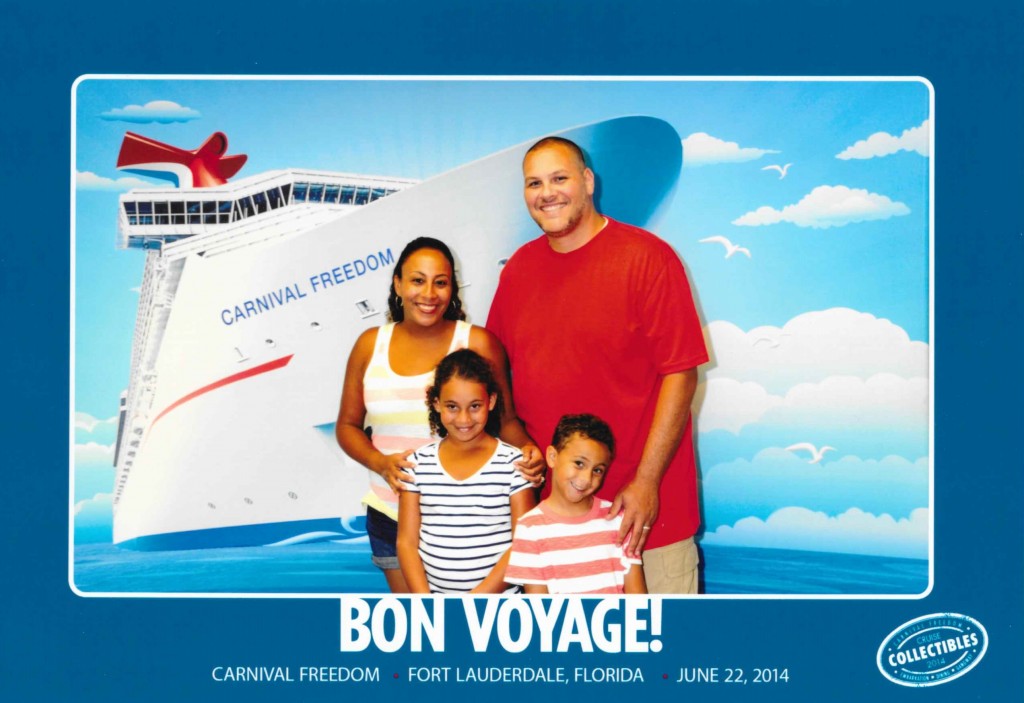 Carnival Freedom Family Picture