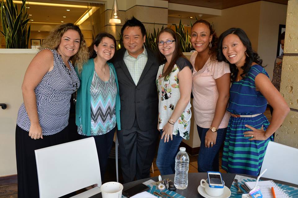 Rex Lee and Leanette Fernandez