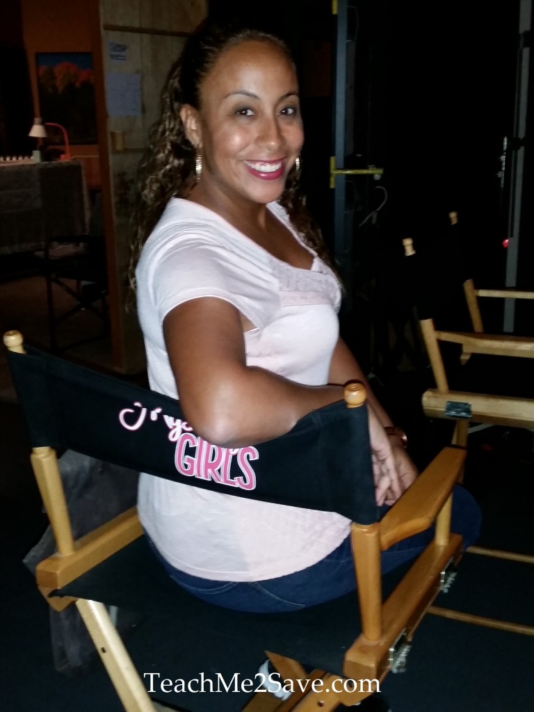 Mystery Girls Set Visit - Actors Chair