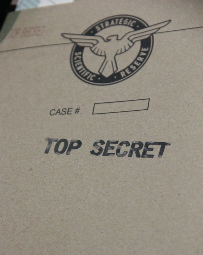 Agent Carter SSR Top Secret folder