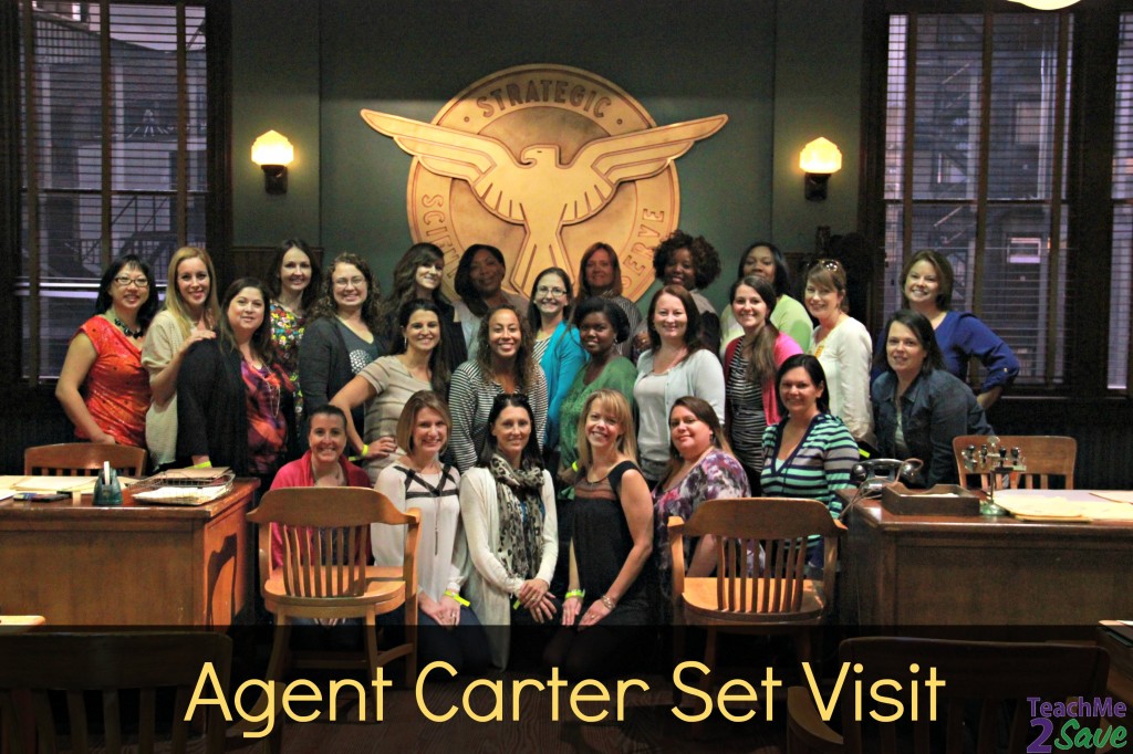 Agent Carter Set Visit