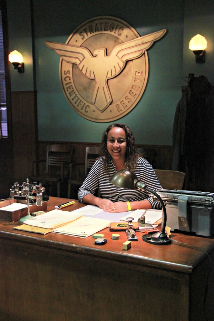 Leanette Fernandez at Agent Carters desk