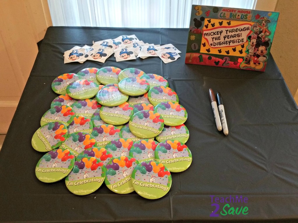 Mickey Mouse Party Pins