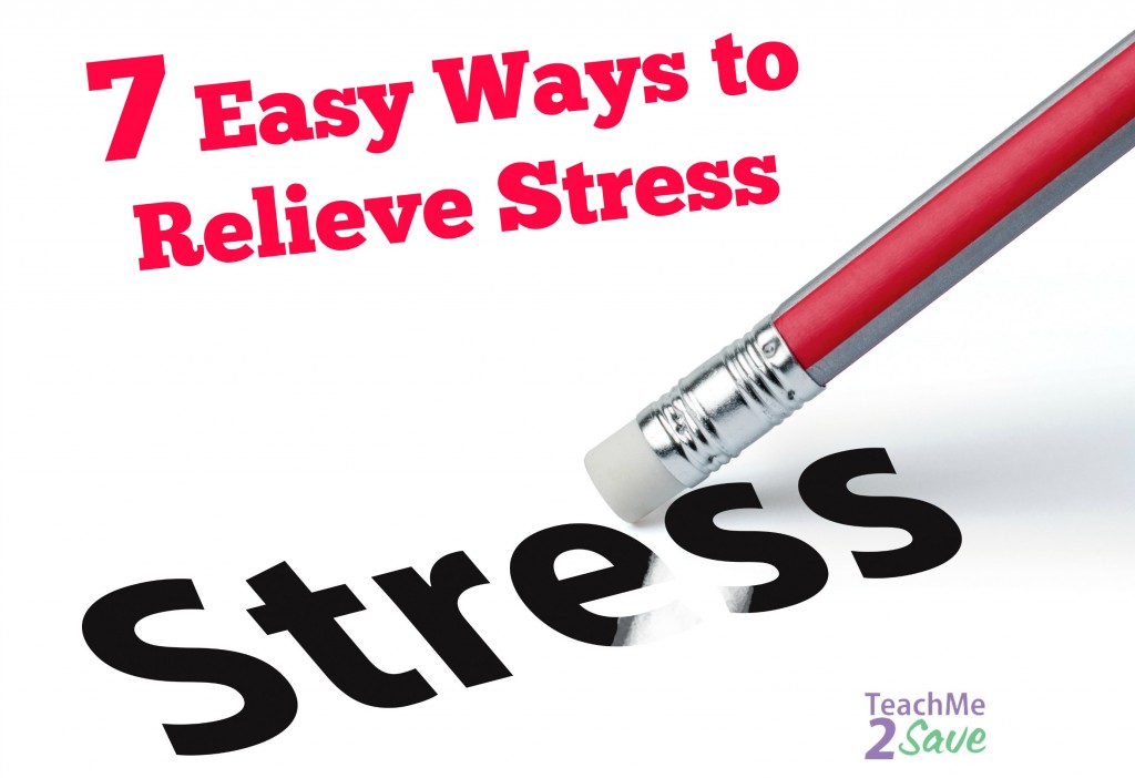 Pencil erasing the word 'stress'