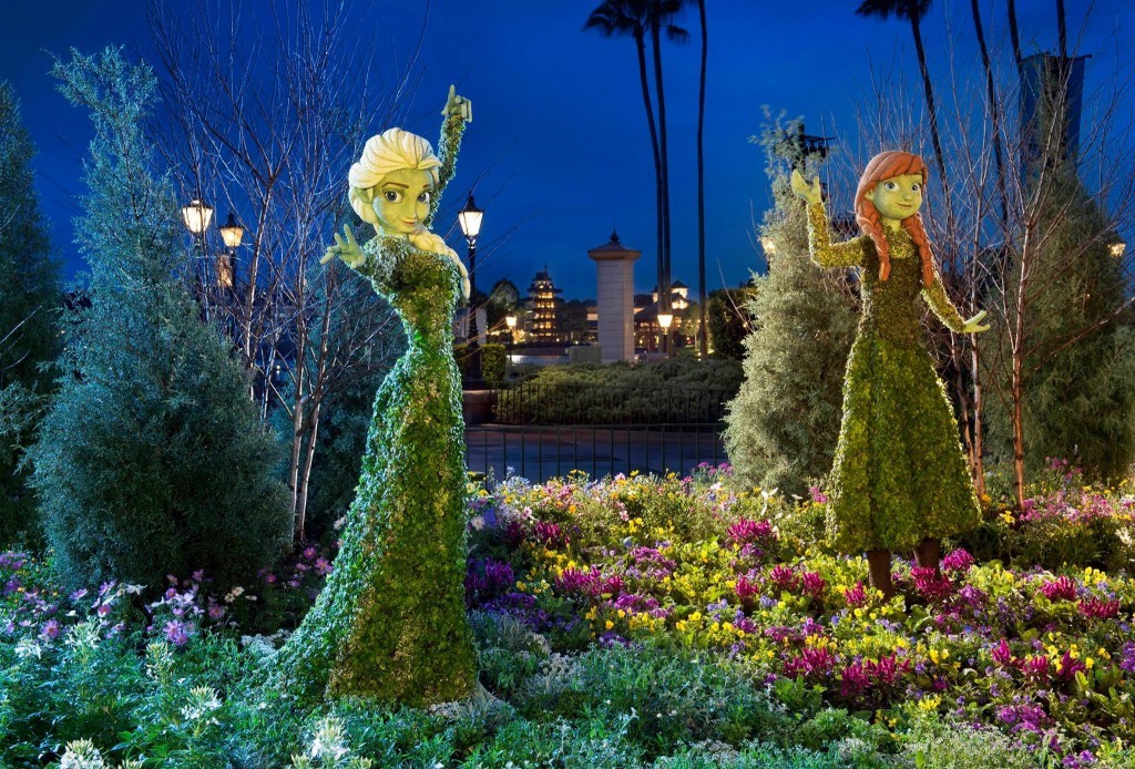 Epcot Flower Garden - Frozen
