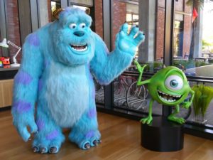 Monsters Inc. Statues