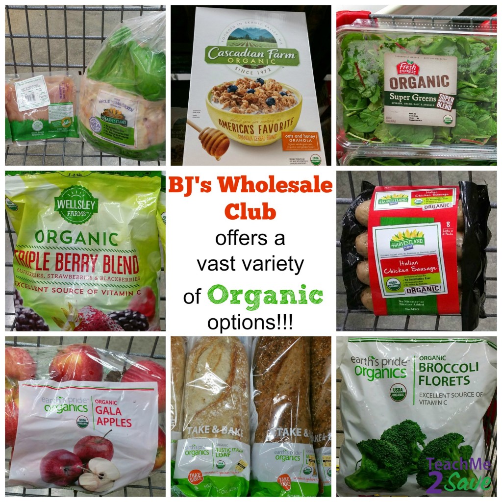 BJ's Wholesale Club Organic Products