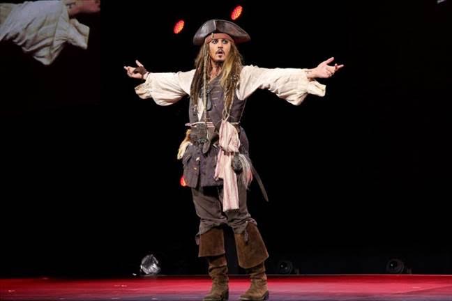 Johnny Depp as Jack Sparrow