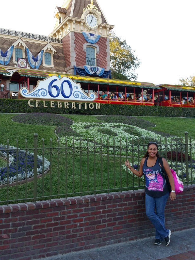 Leanette Fernandez at the Disneyland Diamond Celebration