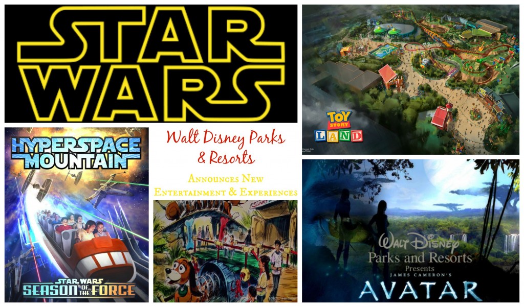 Walt Disney Parks and Resorts Announces New Entertainment and Experiences