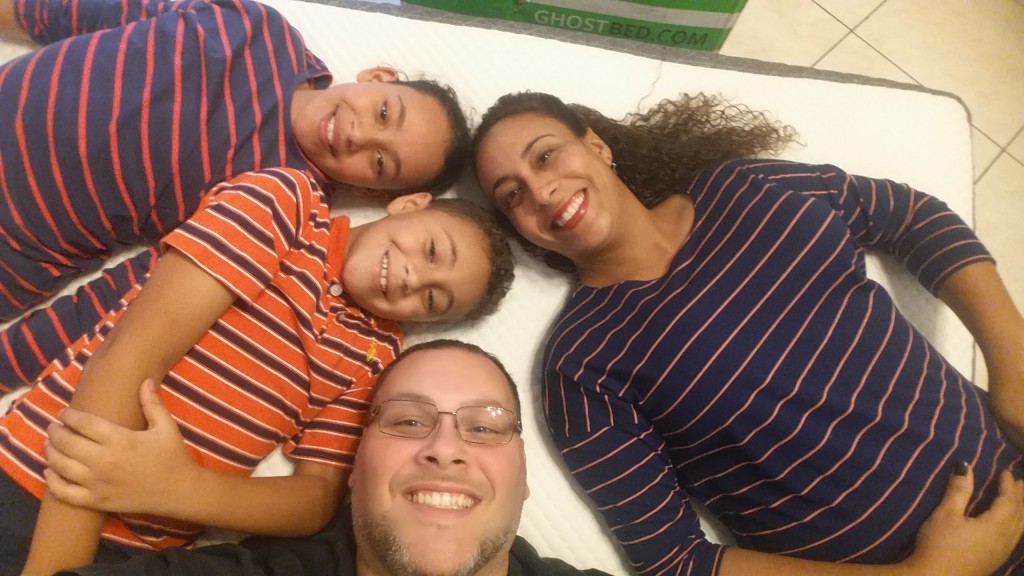 Fernandez Family on a GhostBed Mattress