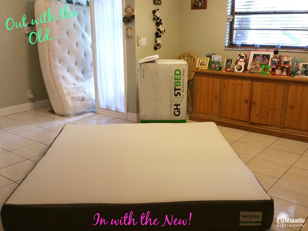 Out with the old in with the new...GhostBed Mattress REV