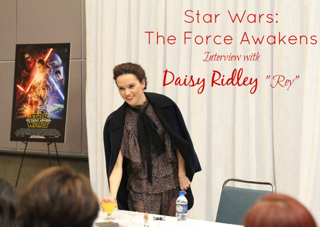 Star Wars The Force Awakens Interview with Daisy Ridley