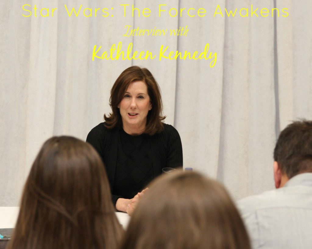 Star Wars The Force Awakens Interview with Kathleen Kennedy