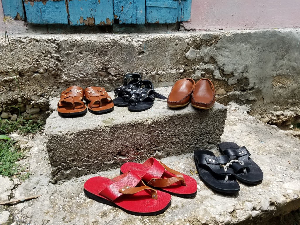 Shoe made by World Vision Shoemakers