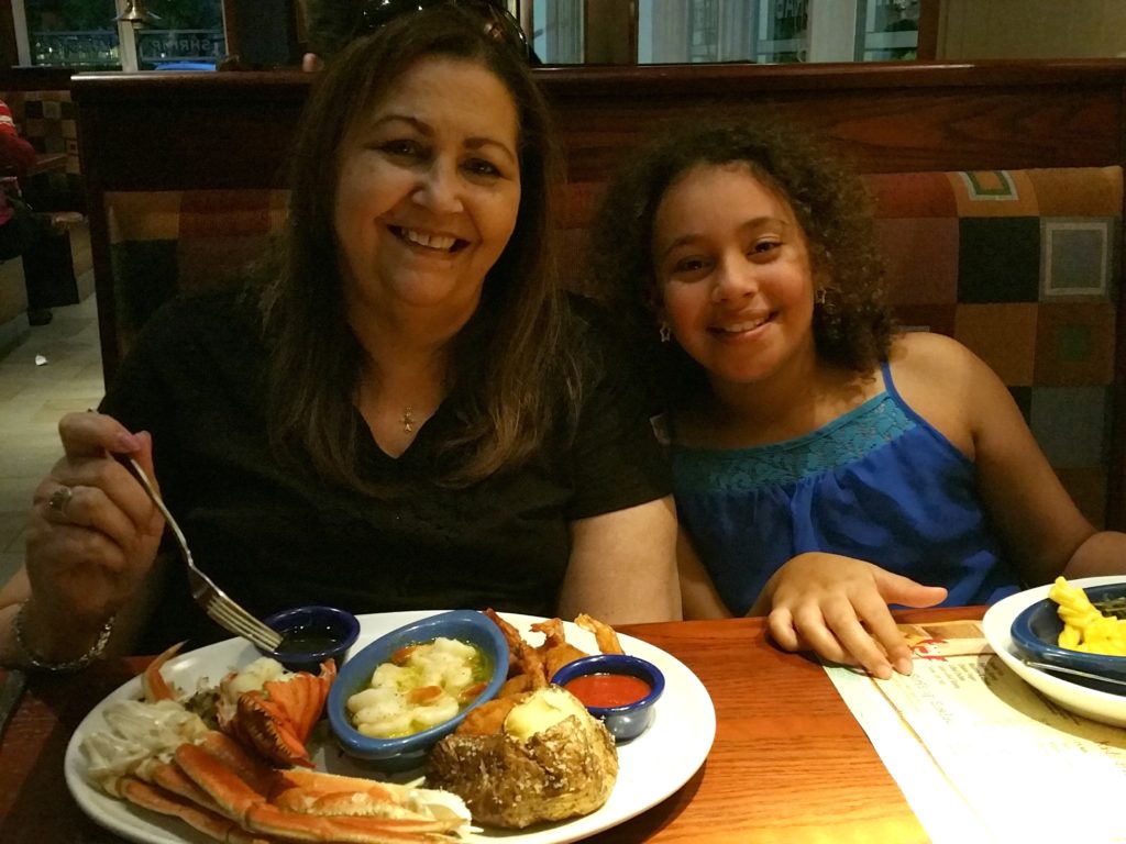 Celebrating Mother's Day at Red Lobster