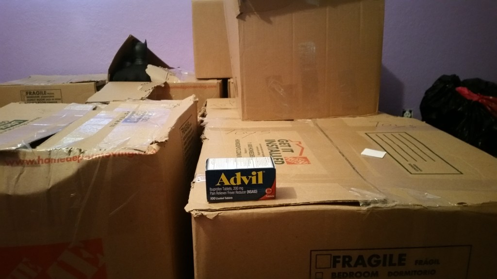 Advil on boxes