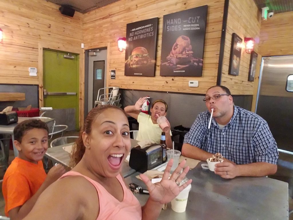 Family at BurgerFi