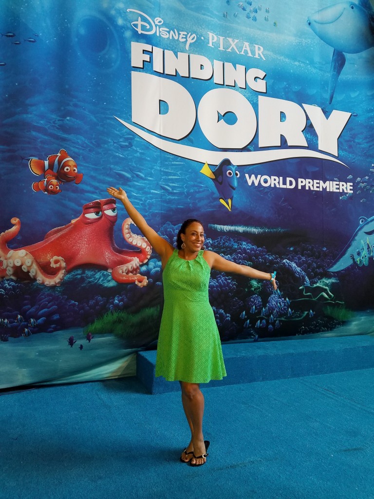 Leanette at the Finding Dory World Premiere