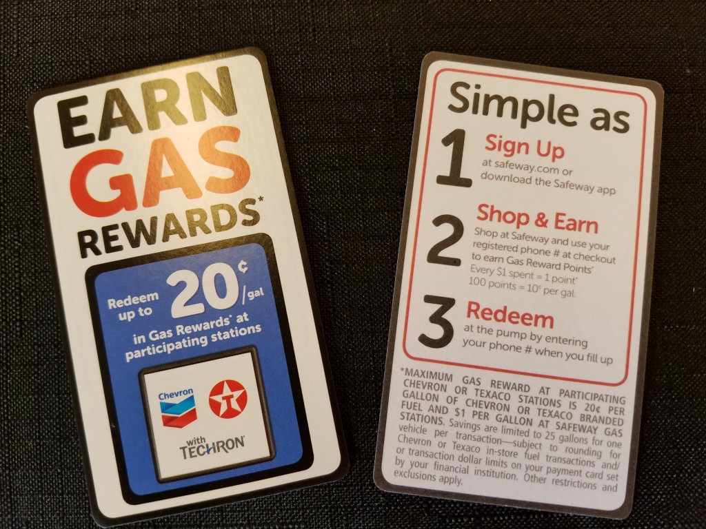 Safeway Stores Gas Rewards