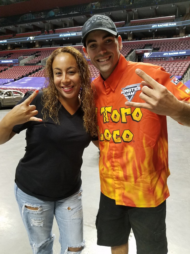 Leanette Fernandez with El Toro Loco Driver Mark List