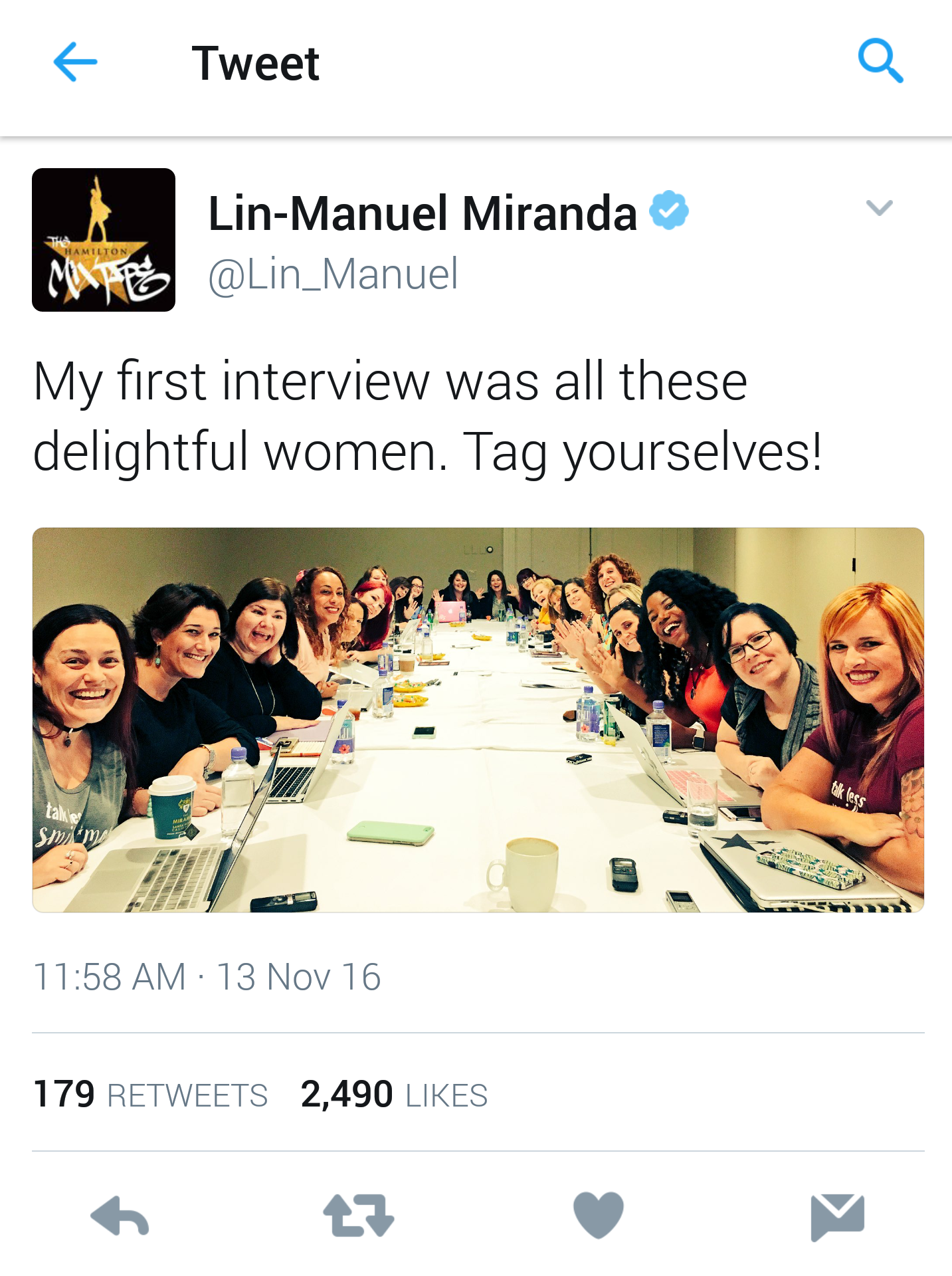 Lin manuel miranda online best tweets