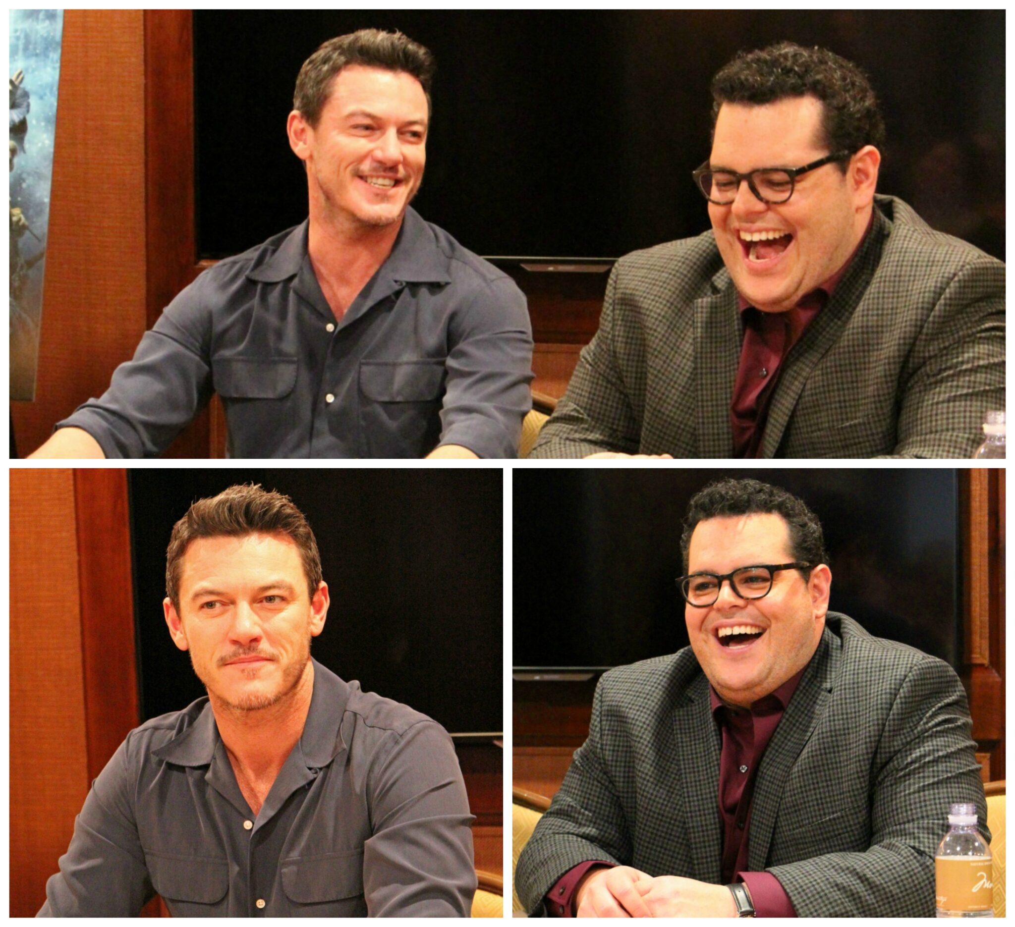 Josh Gad and Luke Evans Collage - Funtastic Life