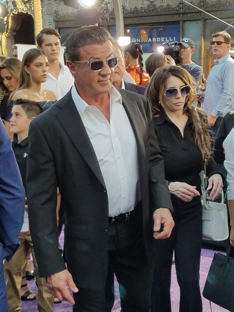 Sylvester Stallone at the Guardians of the Galaxy Vol 2 World Premiere