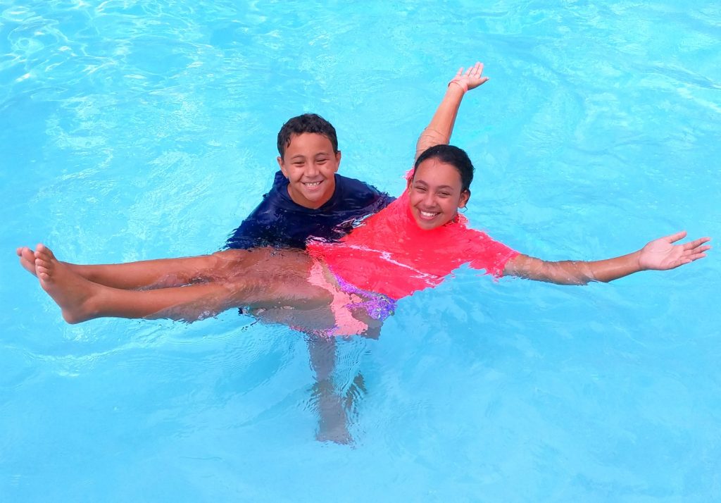 Kids Swimming at Hollywood Margaritaville Beach Resort pool