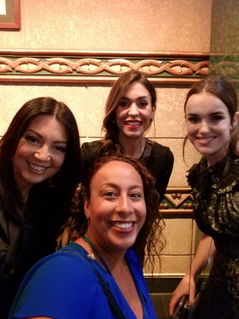 Elizabeth Henstridge, Natalia Cordova-Buckley, Ming-Na Wen, Leanette Fernandez at Thor Ragnarok Premiere)