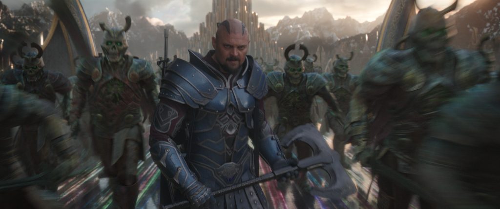 Marvel Studios' THOR: RAGNAROK..Skurge (Karl Urban)..Ph: Film Frame..©Marvel Studios 2017