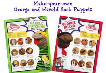 Captain Underpants Sock Puppets Instructions