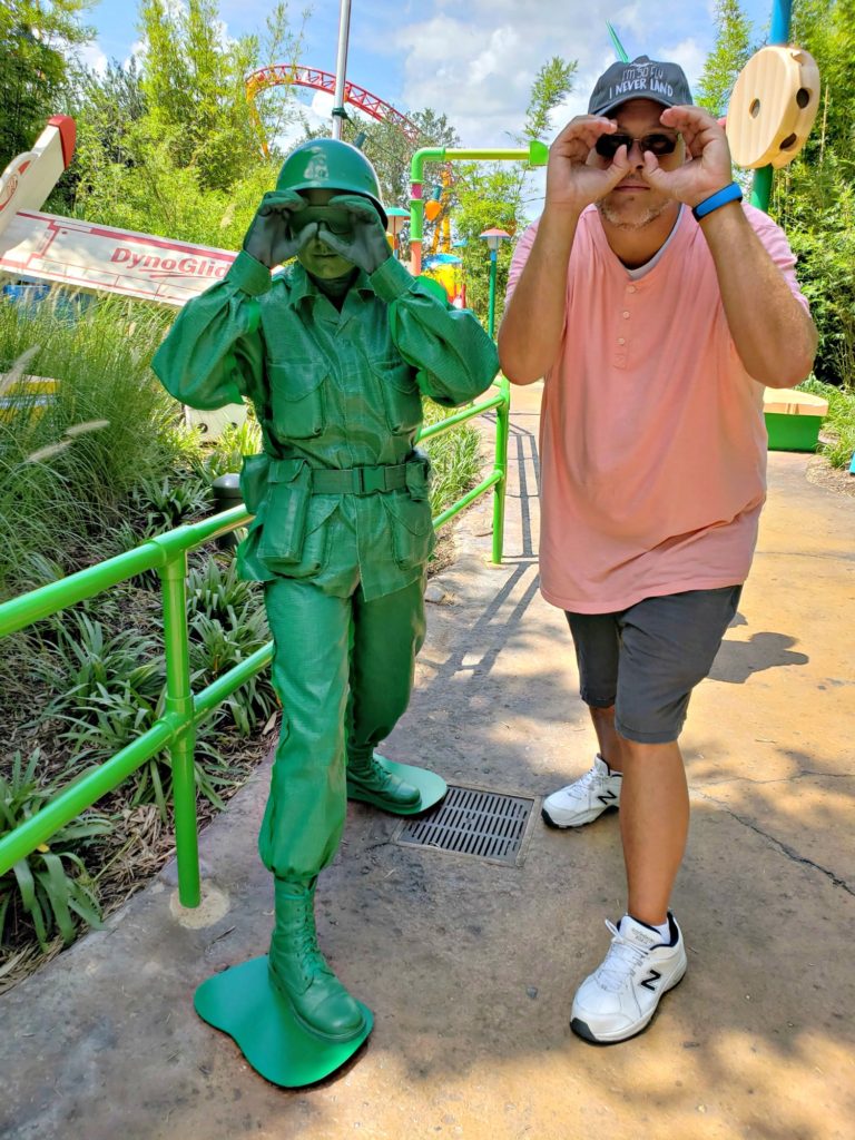 Green Army Man at Toy Story Land