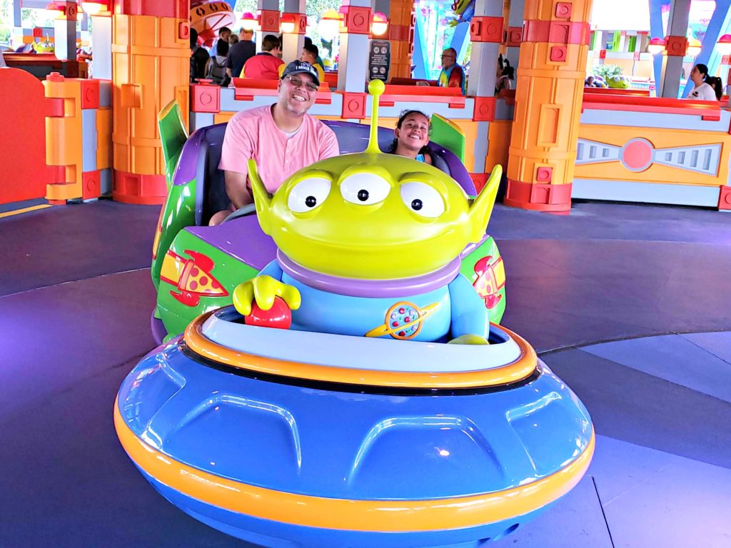 Alien Swirling Saucers at Toy Story Land