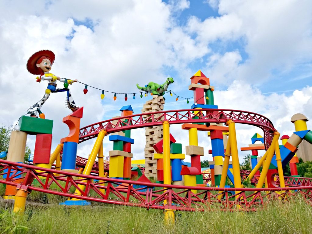 Slinky Dog Dash Roller Coaster at Toy Story Land